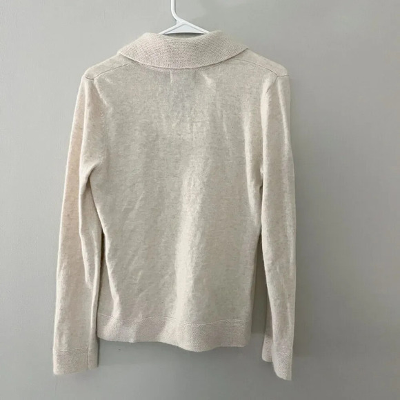 Fenn Wright Manson Womens Ivory Pullover Sweater Medium Knitted Angora Wool - Picture 3 of 7